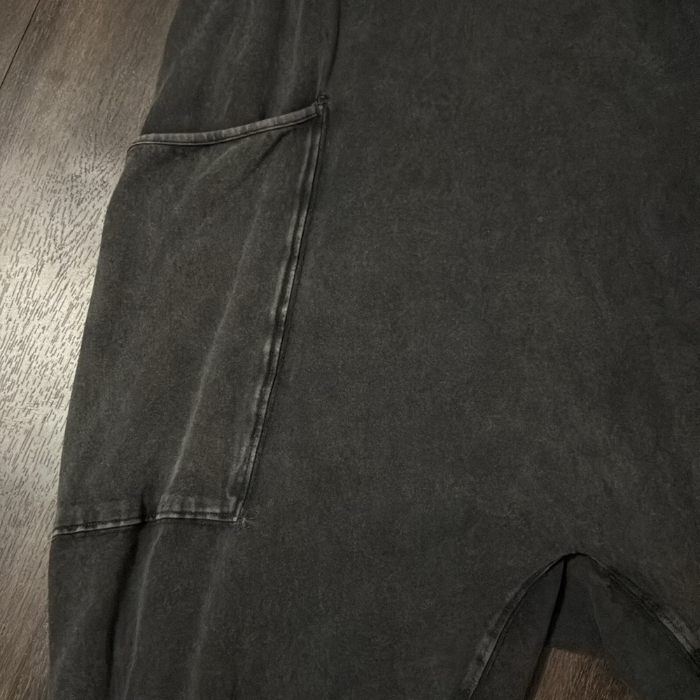 Free People Washed Charcoal Scoop-Neck Jumpsuit - Picture 11 of 14